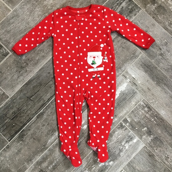 18 month girl christmas pajamas